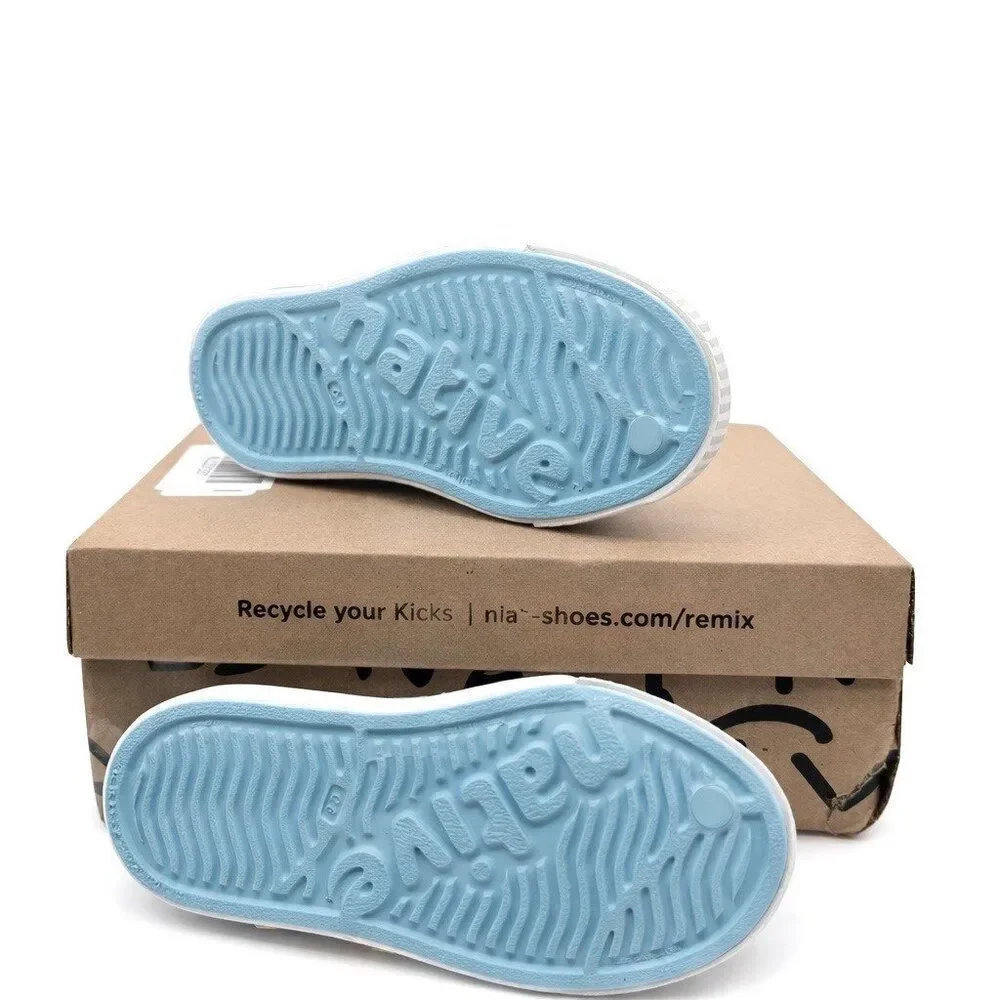 Native Jefferson Toddler Water Shoes C6 Sky Blue Foxtrot Fox EVA Lightweight